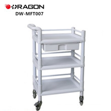 DW-MFT007 ABS Plastic Portable Muitifunction Medical Instrument Trolley